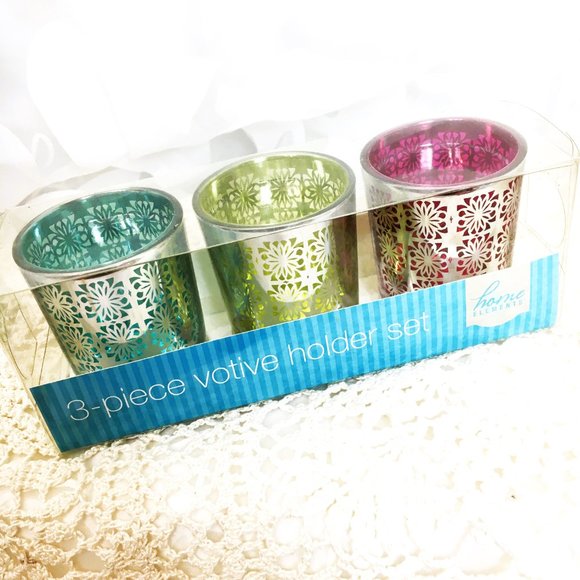 Set of 3 pieces Votive Holders NWT - Picture 2 of 5